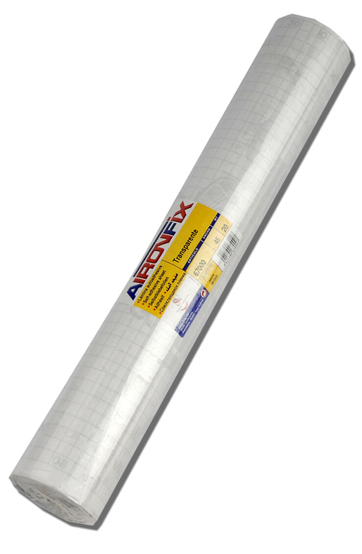 Rollo adhesivo Aironfix transparente 20