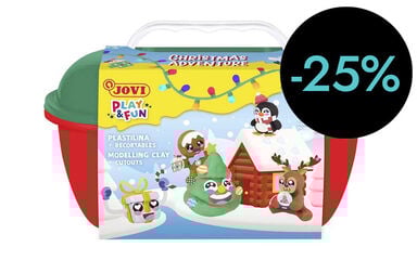 Cofre Plastilina Jovi Navidad Play & Fun