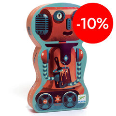 Puzle Silueta Bob the robot 36 piezas