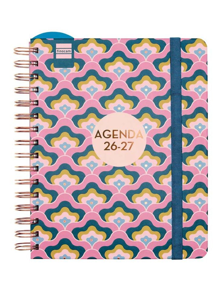 Agenda Professor Design | 1/4 Setmana Vista, Castell&agrave; (2026-2027) &ndash; Lila