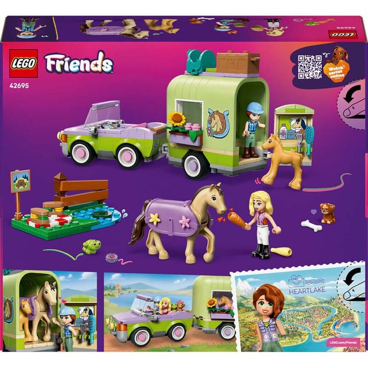 LEGO® LEGO Friends Remolc per a Cavall i Poltre 42695