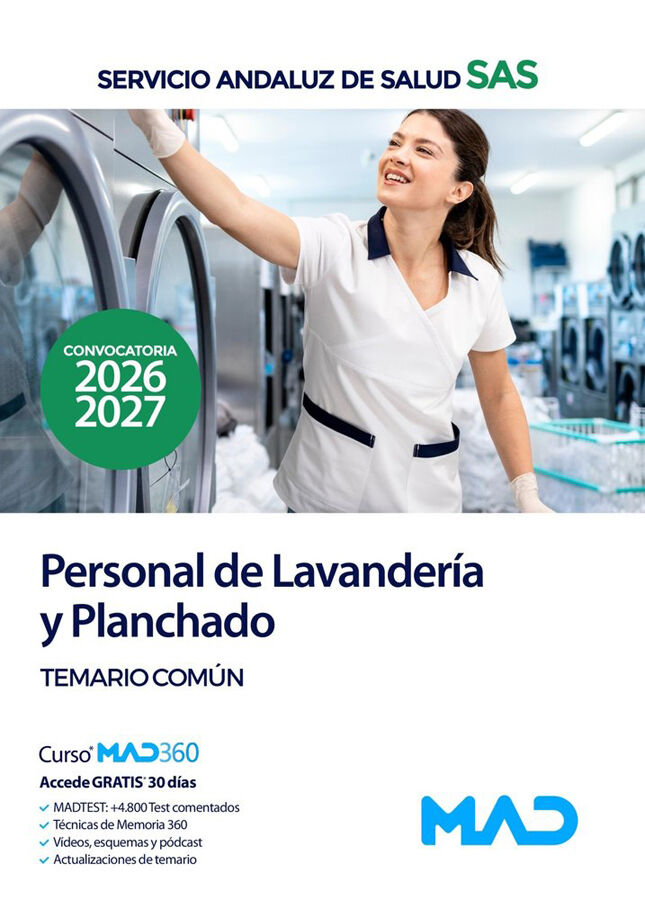 Personal de Lavander&iacute;a y Planchado del Servicio Andaluz de Salud. Temario com&uacute;n