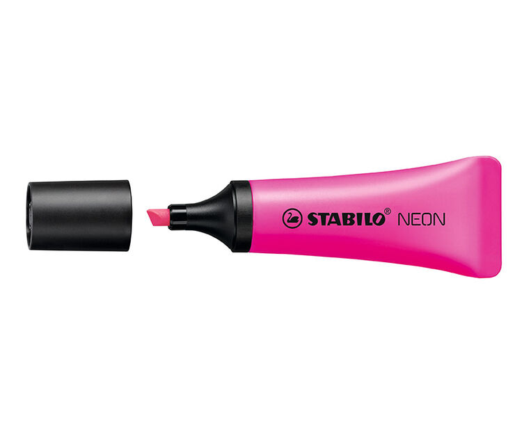Marcador fluorescente Stabilo Neon magenta 10u