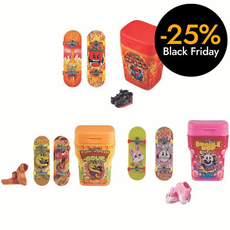 Hot Wheels Skate Capsa de Xiclets amb Patinet