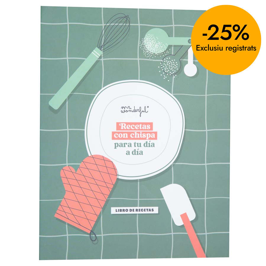 Llibre Receptes Mr.Wonderful Recetas con chispa