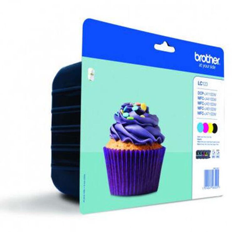 Cartucho original Brother LC123 Pack 4 colores - LC123VALBP