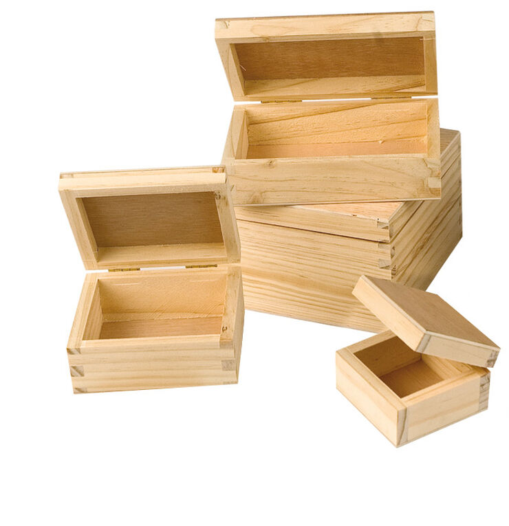 Caja de madera Faibo 65x65x40mm