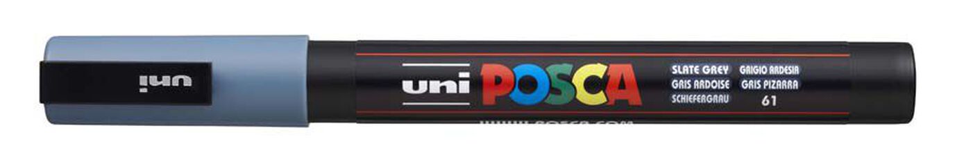 Rotulador Posca PC-3M 0,9-1,3mm gris pizarra