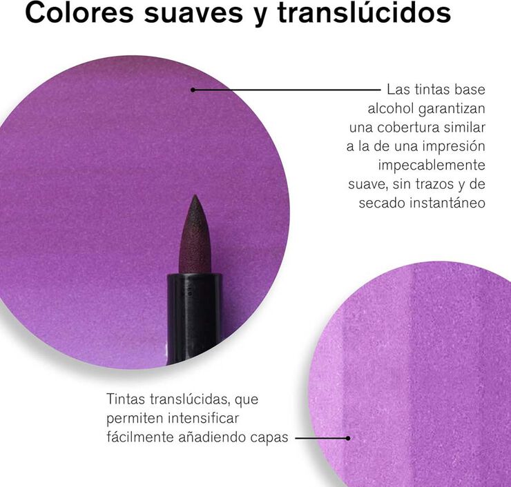 Rotuladores Promaker Brush Winsor & Newton tonos piel 6 colores