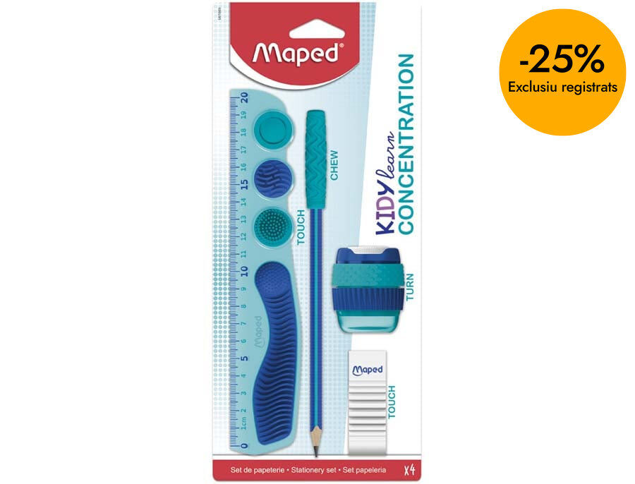 Kit Escritura Maped Kidy Learn Concentraci&oacute;n