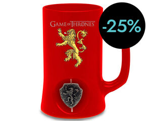 Lannister Logo Gerra Vermella 3D Got