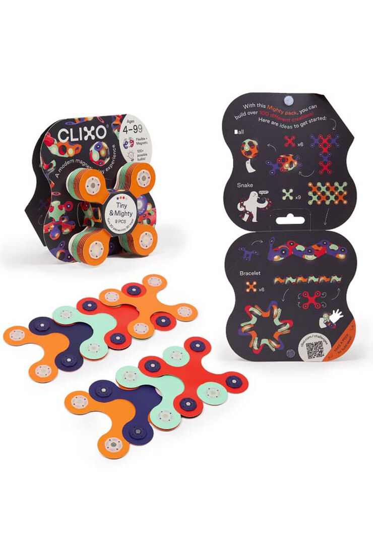 Construcción Magnética Clixo Espacio 9 piezas Construcción Magnética Clixo Espacio 9 piezas
