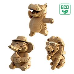 Puzzle 3D Cartonic Safari Trio