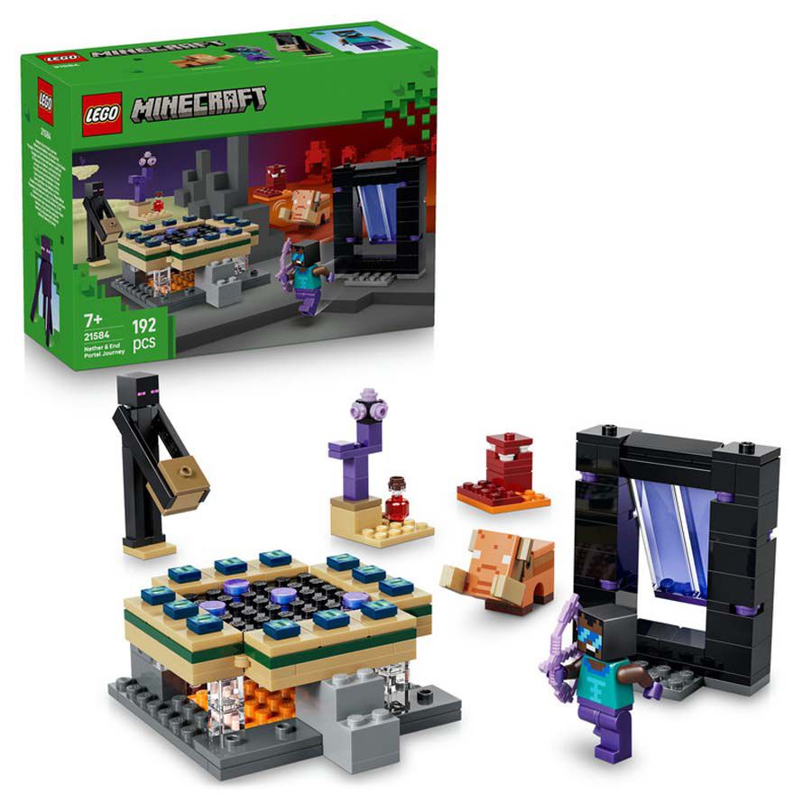 LEGO&reg; Minecraft El Viatge pel Nether i el Portal a l&rsquo;End 21584