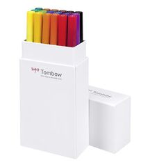 Rotuladores Tombow Dual Brush primarios 18 colores