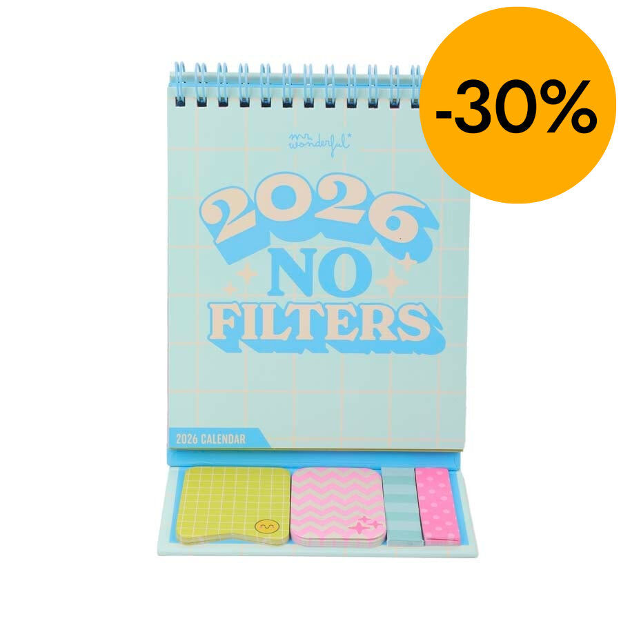 Calendari sobretaula petit 2026 cast No filters