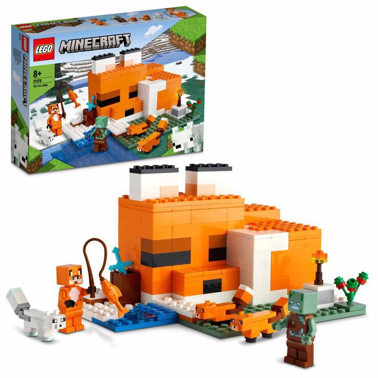 LEGO® Minecraft Refugio Zorro 21178