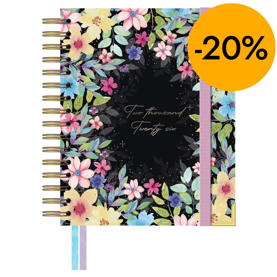 Agenda espiral Takenote A5 sem/vista mult 2026 Adele