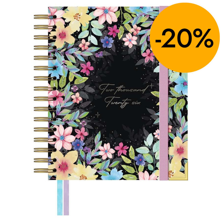 Agenda espiral Takenote A5 sem/vista mult 2026 Adele