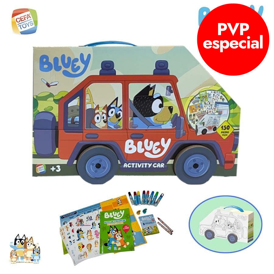 Coche Actividades Bluey