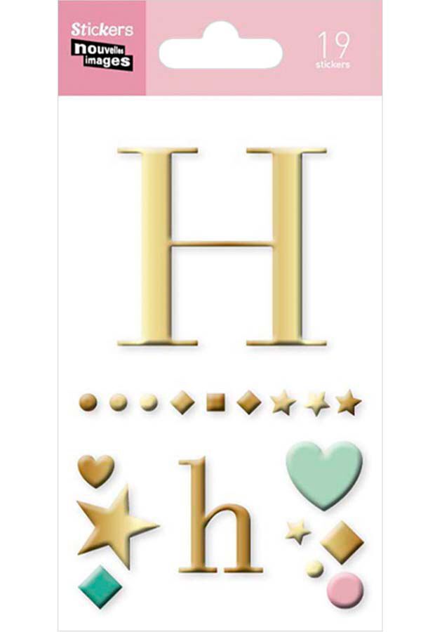 Stickers Draeger Letra H 19u