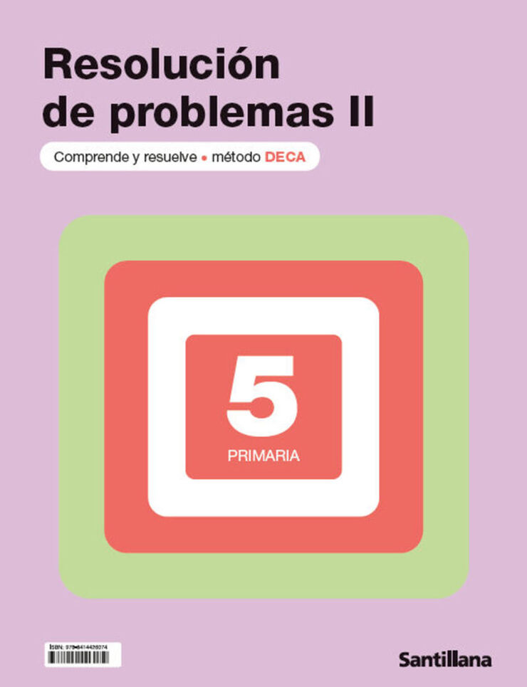 Cuaderno Problemas DECA II - 5º Primaria