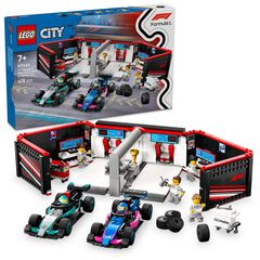 LEGO® LEGO City Garatge de F1® amb Cotxes Mercedes-AMG i Alpine 60444