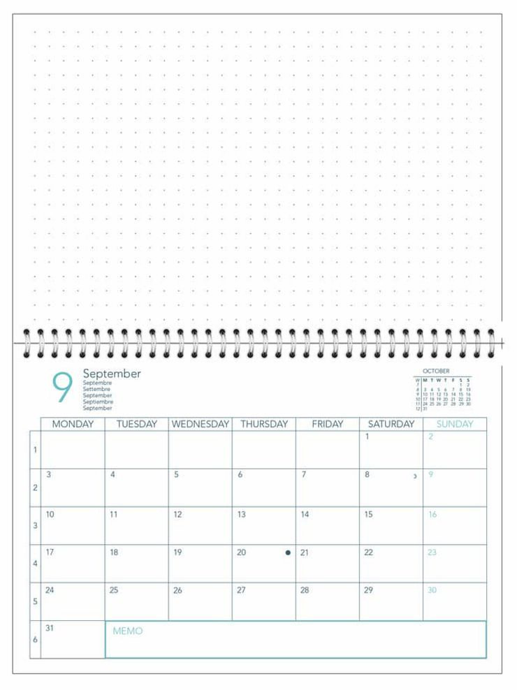 Calendario Quo Vadis Diary24 16X24 mul 2024 Amarillo