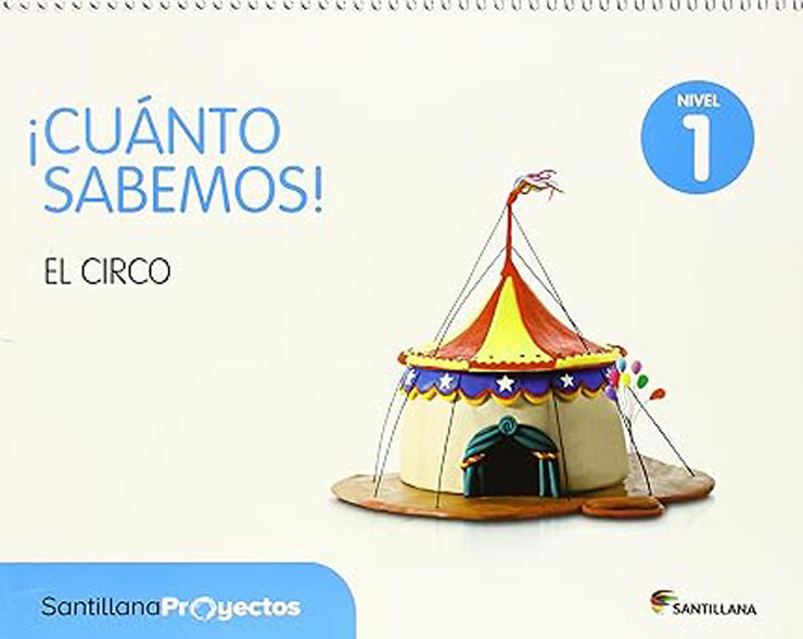 CIRCO CUANTO SABEMOS INFANTIL 3 AÑOS Santillana Text 9788468028835