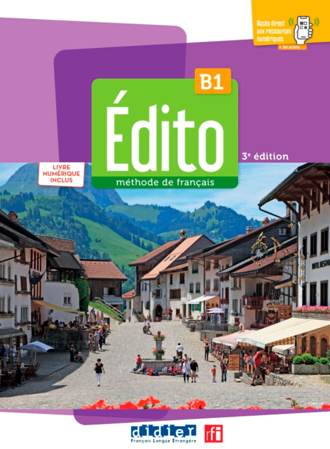 &Eacute;dito B1 &ndash; &eacute;dition 2022-2024 &ndash; Livre + num&eacute;rique inclus