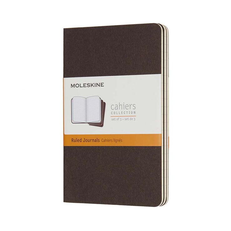 Pack 3 Libretas Moleskine XL Kraft Raya