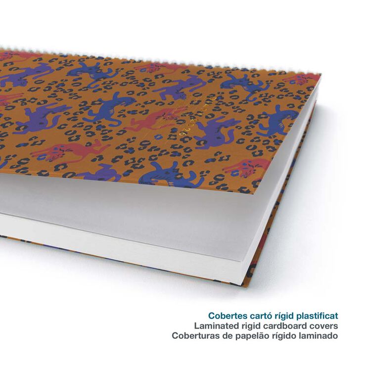 Agenda Espiral Miquelrius Activa 11x18 día/pág catalán 2026 Leopard
