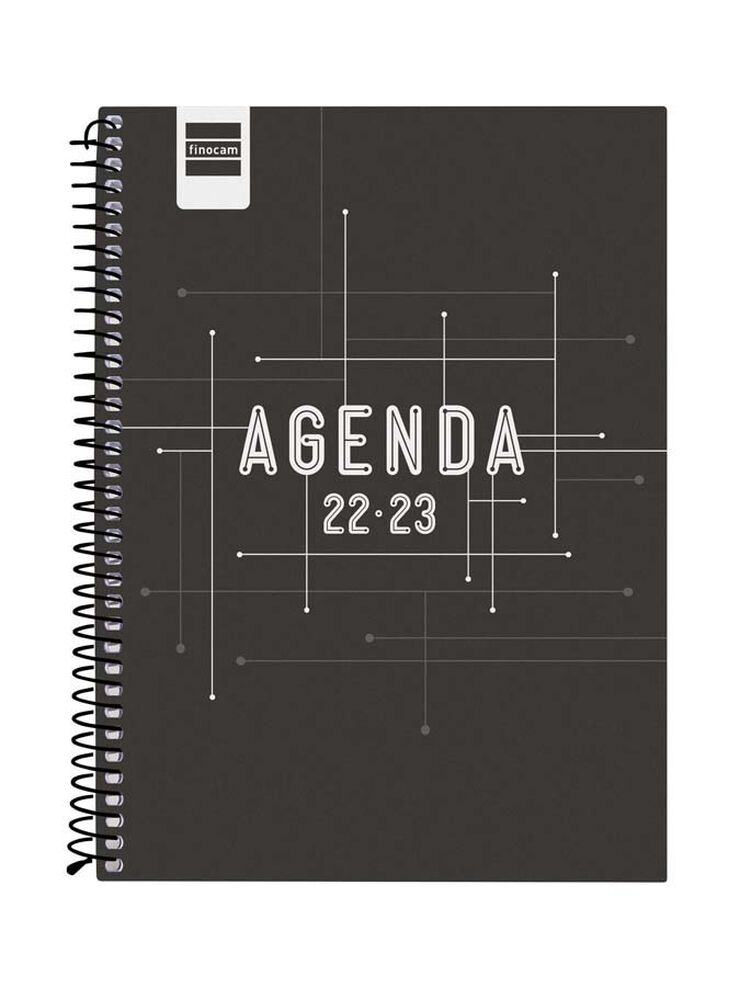 Agenda 22-23 Finocam Cool Negra Semana CA