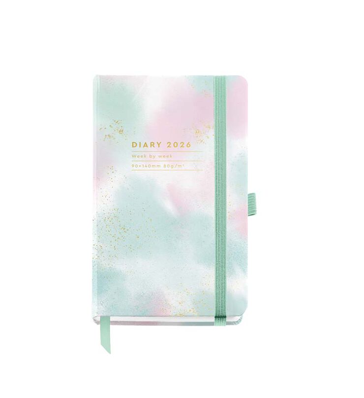 Agenda Miquelrius Passport 9x14 sem/vista catalán 2026 Gradient