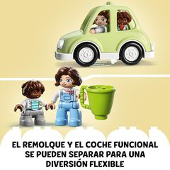 LEGO® Duplo Casa Familiar amb Rodes i Cotxe 10986