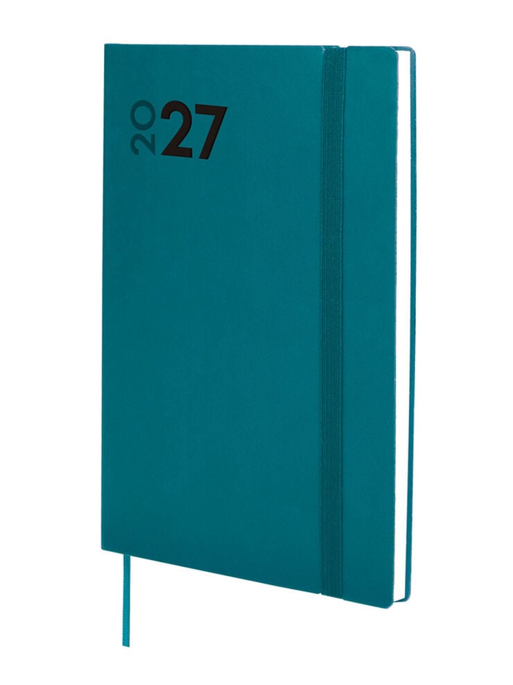 Agenda Finocam Mara Semana Vista Vertical 2027 Castellano Turquesa