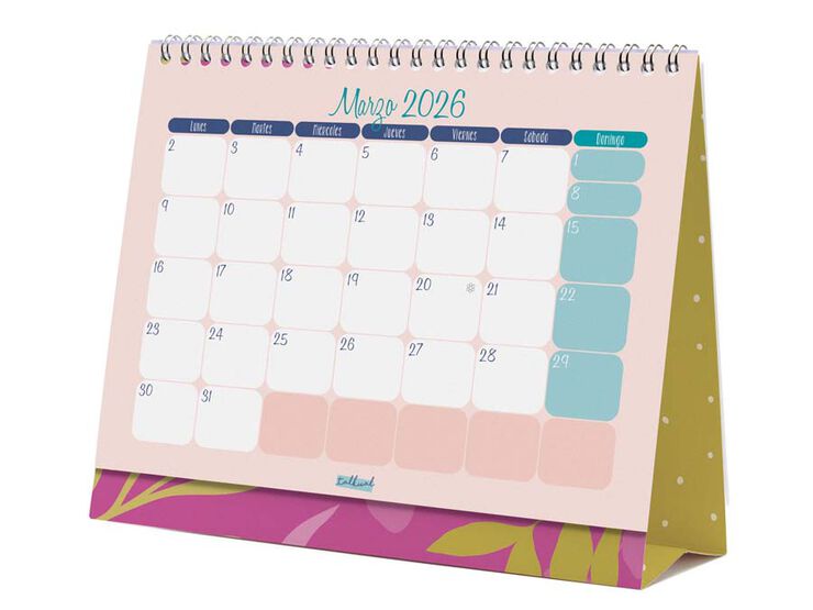 Calendario sobremesa Finocam Talkual 2026 castellano