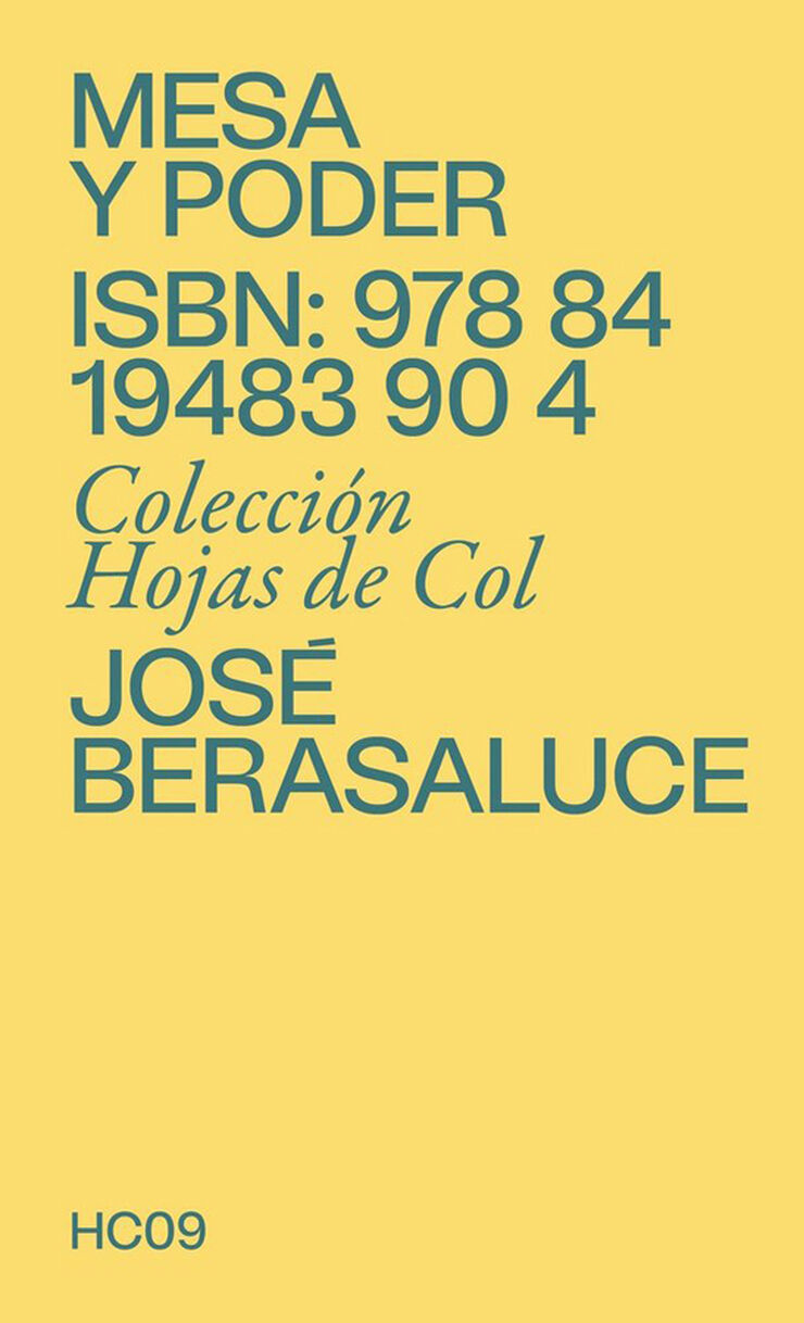 Mesa y poder