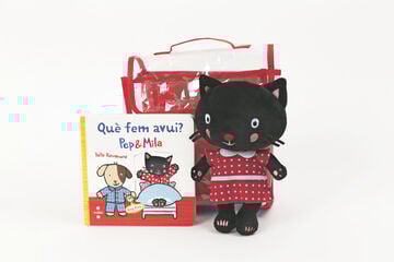 Pep i Mila. Què fem avui? Lot llibre + nino Mila Pep i Mila. Què fem avui? Lot llibre + nino Mila