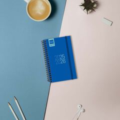 Agenda Finocam escolar espiral E3 setm/vista cat 2025-26 blau