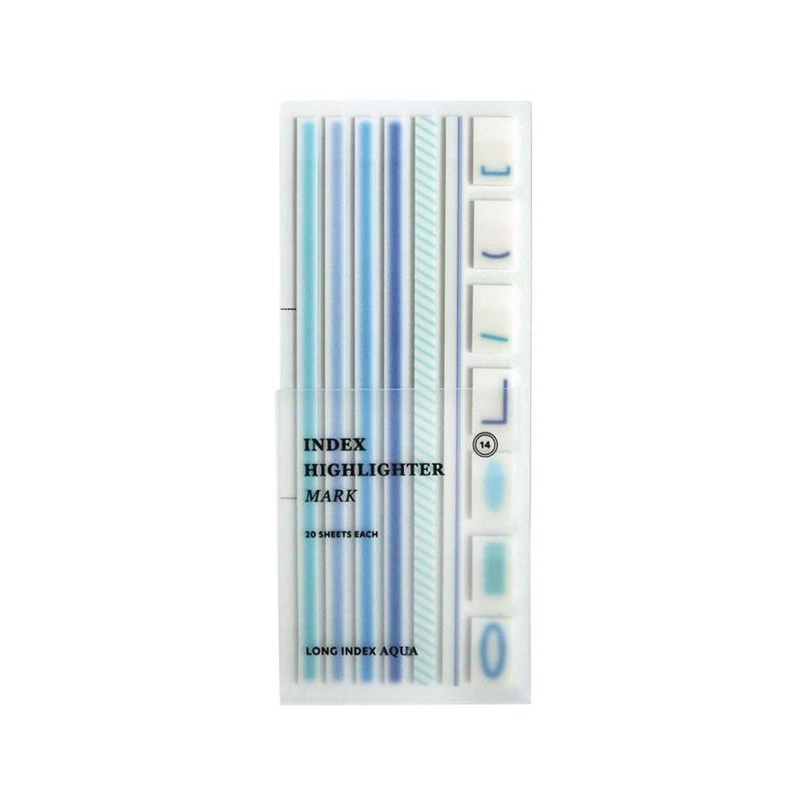 &Iacute;ndice adhesivo Iconic Aqua