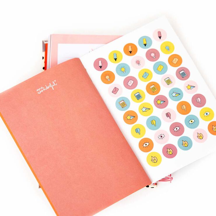 Agenda Mr.Wonderful Office día/pág 2026 cast Aquí y ahora