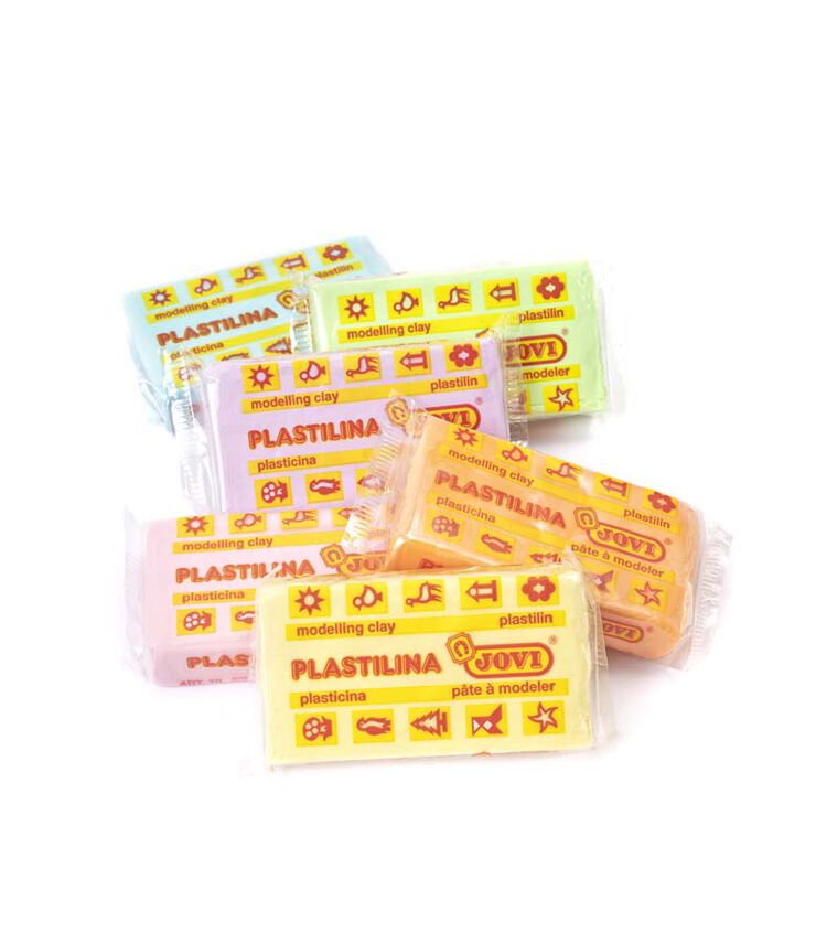 Plastilina Jovi Pastel 50g 6 colors