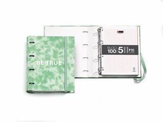 Carpebloc de 4 anillas Miquelrius Tie Dye Menta