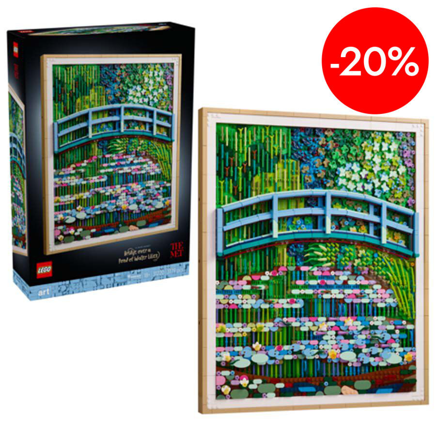LEGO&reg; ART Claude Monet &ndash; Puente sobre un estanque de nen&uacute;fares 31220