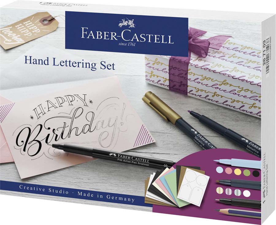 Lettering Fabe-Castell Kit 12 piezas