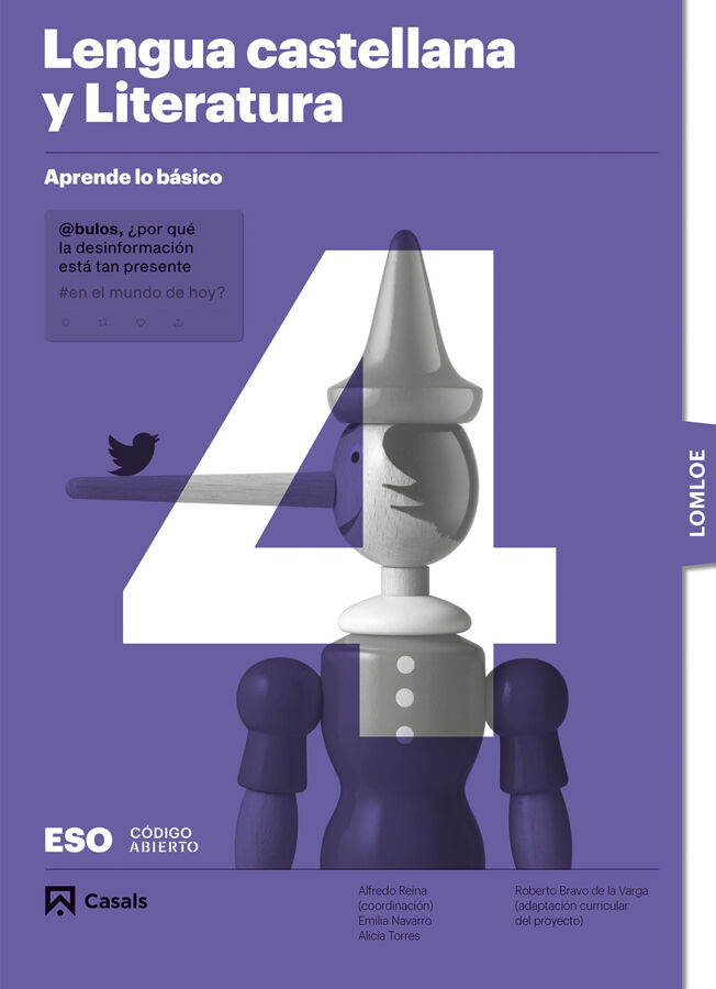 Aprende lo b&aacute;sico. Lengua castellana y Literatura 4 ESO. LOMLOE