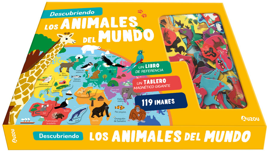 Descubriendo los animales del mundo. Tablero magn&eacute;tico