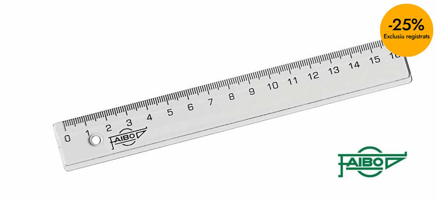 Regla Faibo 15cm