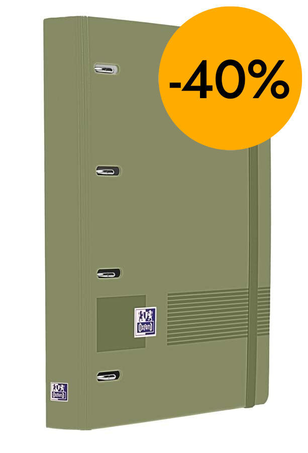 Carpebloc Oxford Live&Go polyfoam A4 + recambio 5x5 verde